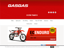 Tablet Screenshot of gasgasuk.com